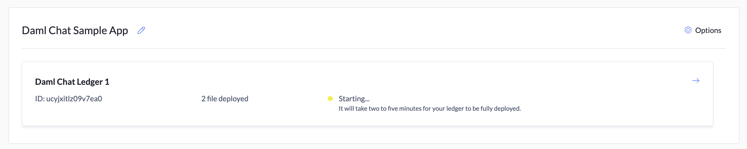 The new Daml Chat ledger.